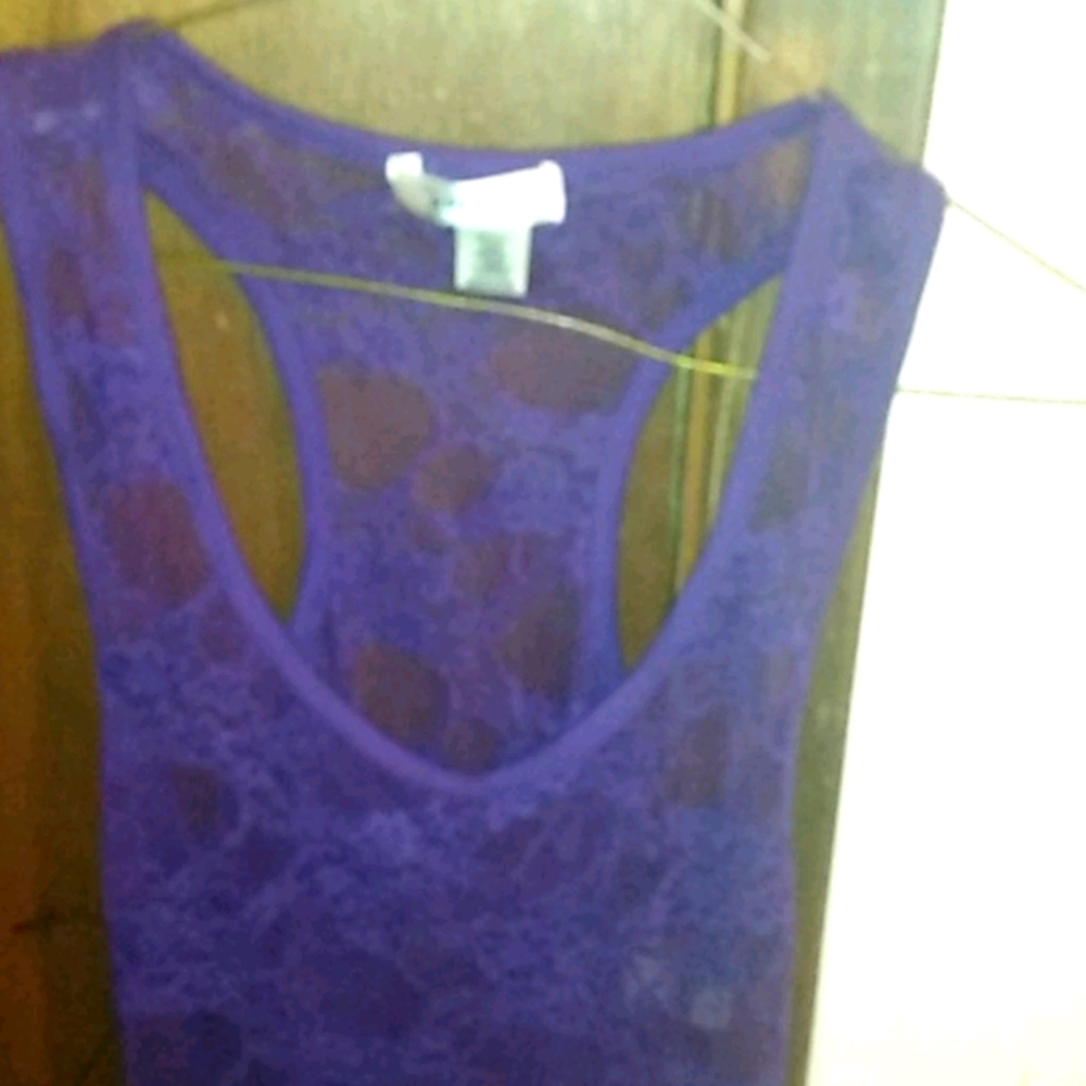 Purple tank